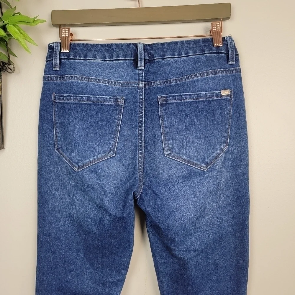 Kensie Ultimate High Rise Skinny Dark Wash Jegging Ankle Legging Jeans 6 28